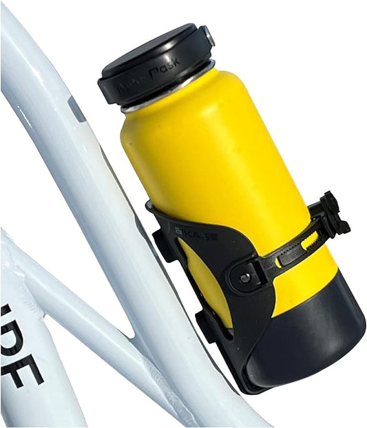ABC by BiKASE - Any Bottle Cage, Bike Water Bottle Holder - Fits Any Bottle, Container, Speaker, Bicycle Bottle Holder for Frame or Handlebar