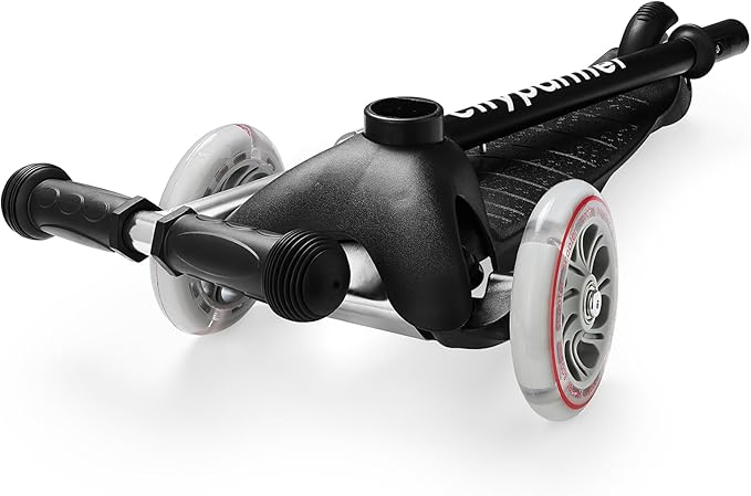 Kids Scooter, Children and Toddler 3 Wheel Kick Scooter for Boys & Girls Ages 2-5, LED Lighted Wheels and 3 Adjustable Height Handlebars, Lean-to-Steer