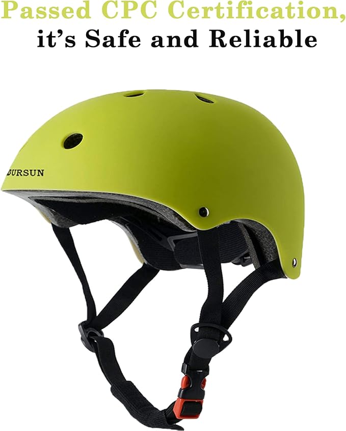 BURSUN Kids Bike Helmet Ventilation & Adjustable Toddler Helmet for Ages 2-14 Kids Boys Girls Multi-Sport Helmet for Skateboard Roller Skateing Bicycle Scooter blance Bike