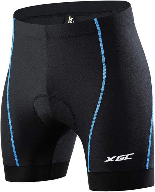 XGC Men's Cycling Underwear Shorts with High-Density High-Elasticity and Highly Breathable 4D Gel Padded