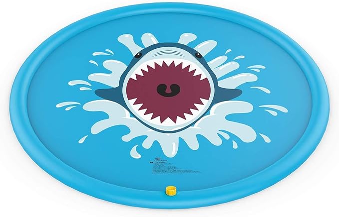 Jasonwell Splash Pad Sprinkler/ Play Mat for Kids, Outdoor Water Toys Inflatable for Baby Toddler Boys Girls Children Age 18+ Months ,Outside Backyard Dog Pool