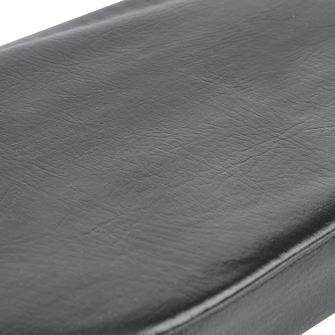 Bicycle Manned Cushion, Black PU Bike Rear Saddle Mountain Bike Back Shelf Seat Cushion, Wide Soft Pad Bicycle Accessory for School Sports Trail Riding