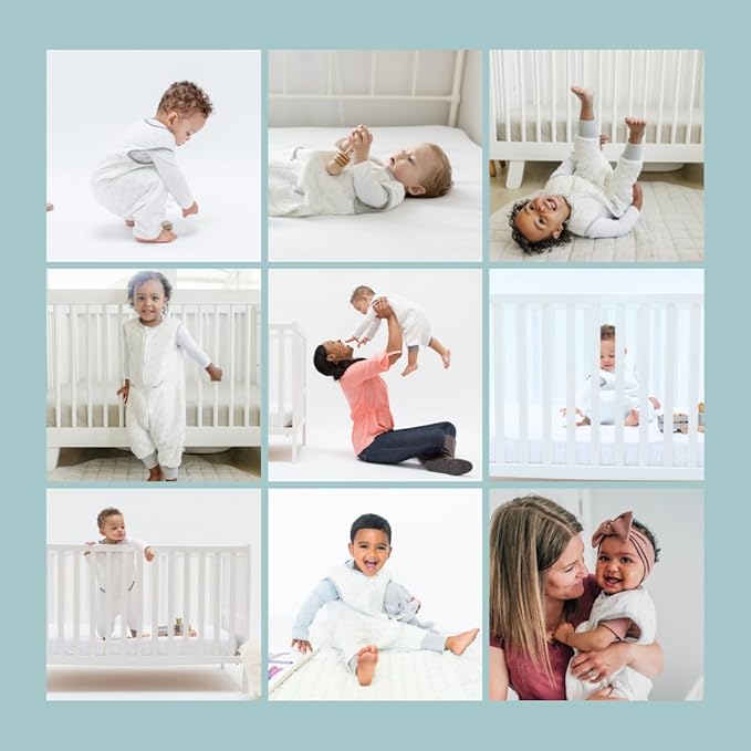 Tealbee Dreamsuit Toddler Sleep Sack with Feet – Walker Sleep Bag with Legs, Rayon made from Bamboo, All Season 1.2 TOG, 2-Way Zipper, 3T-4T - Love Milk