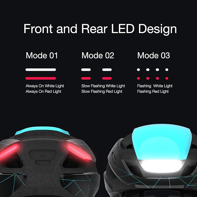 Lumos Ultra Smart Bike Helmet | Customizable Front and Back LED Lights with Turn Signals | Road Bicycle Helmets for Adults: Men, Women