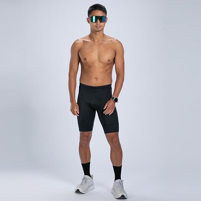 Zoot Men’s Core 9-Inch Tri Shorts, Quick Dry Performance Triathlon Shorts with Cycling Chamois Pad, Pockets & UPF 50+ Fabric