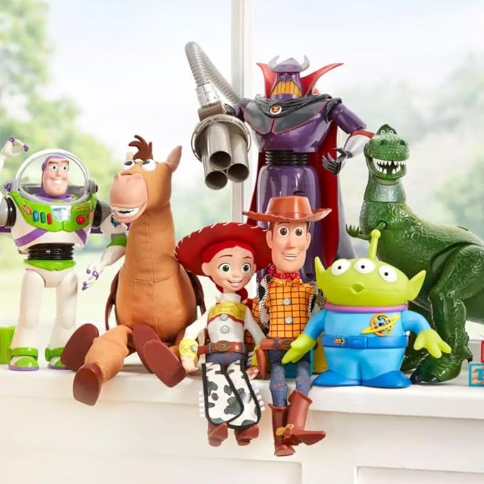 Disney Store Official Talking Action Figure from Toy Story, Features Sounds and Phrases from The Movies, Interacts with Other Figures and Toys – Bullseye