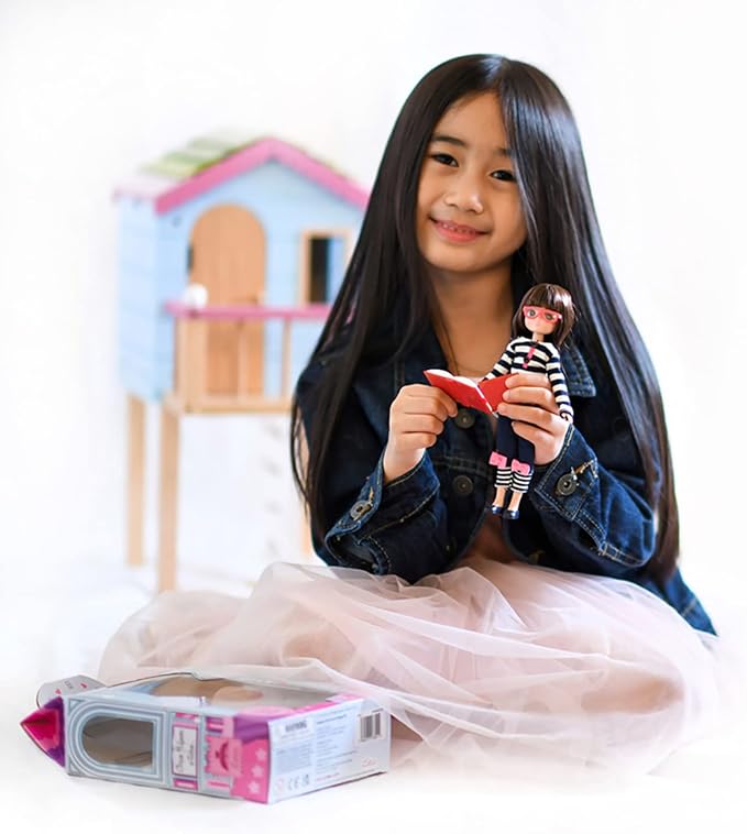 Lottie Story Time Doll with Book and Reading Accessories