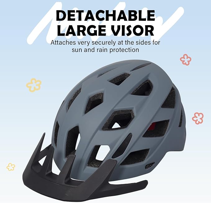 Kids Bike Helmet, 2 Size Adjustable for Youth Toddler Boys & Girls 3-5-8-10-12-14 Years, Child Helmets with Visor for Skating Cycling Scooter