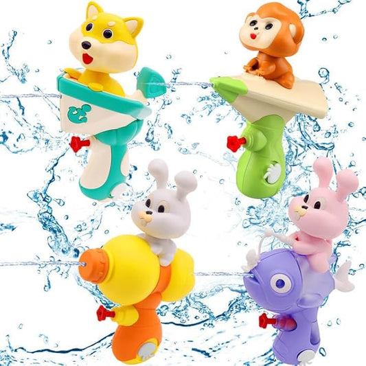 Dolanus Water Gun Toys for Kids Ages 3-8: Mini Animal Water Guns, Squirt Guns, Party Favors, Outdoor Toys