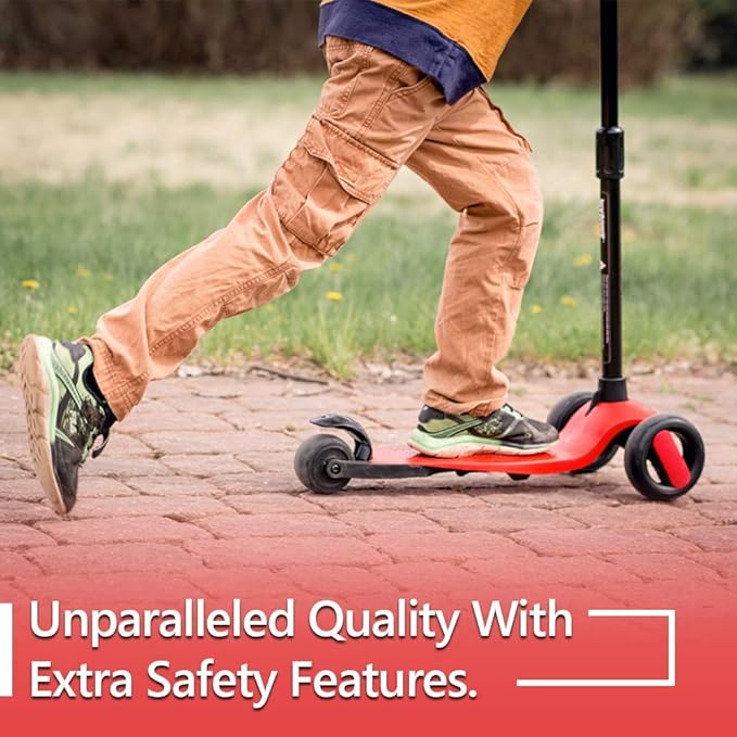 New-Bounce Scooters for Toddlers - 3 Wheel Scooter for Kids with Adjustable Handlebar - The GoScoot MAX is Perfect for Children and Toddlers, Girls and Boys Ages 3-10