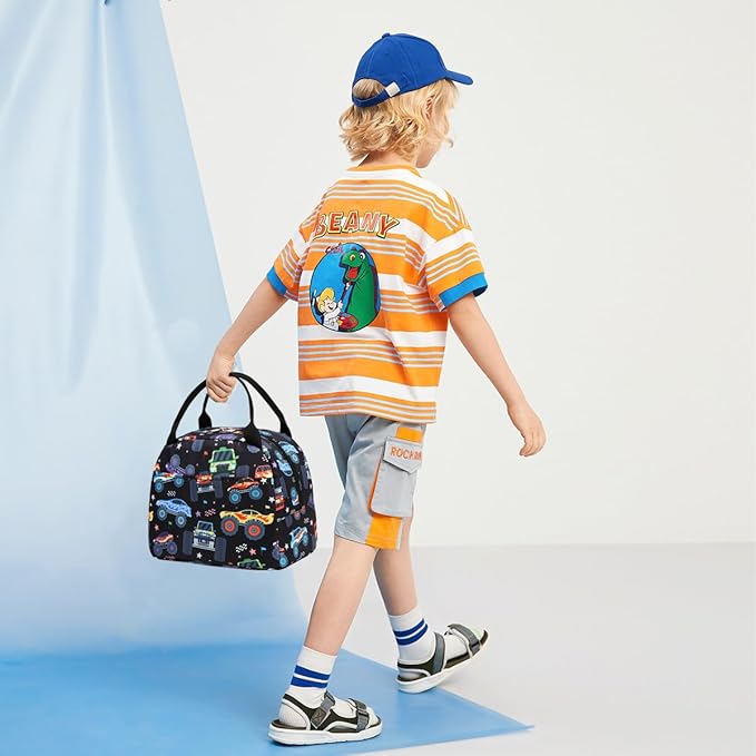 CAMTOP Lunch Box Kids Insulated Lunch Bag Large Reusable Leakproof Cooler Lunch Bags for Boys Girls School Travel Picnic