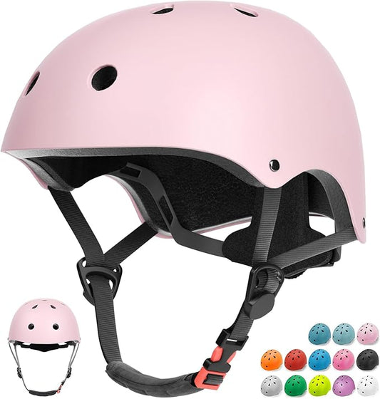 Glaf Toddler Helmet for 2-8 Years Kids Bike Helmets Baby Girls Boys Multi-Sport Adjustable Skateboard Bicycle Helmet Lightweight 3 Sizes for Toddler to Youth 8-14