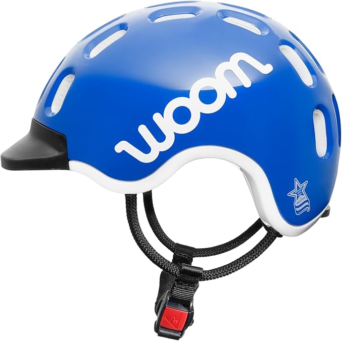 woom Kids’ Bike Helmet, Adjustable Children's Pinch-Free Helmet for Roller Skating & Scooting, Safe Bicycle & Cycling Helmet for Boys & Girls (1-14 Years Old)