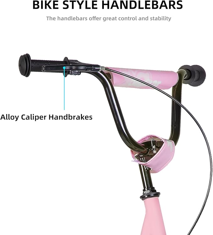 JOYSTAR Kick Scooter for Ages 5-9 Years Old Boys Girls, 12 Inch Big Wheels Scooters for Kids, Teens and Adults, Rear Brake and Adjustable Handlebar, Kids Scooter