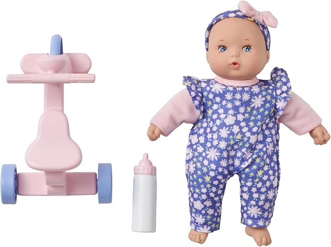 Madame Alexander 8 -Inch Little Cuties Playset, Tricycle