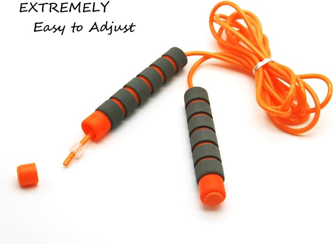 Adjustable Jump Ropes for Kids - Colorful Skipping Ropes with Soft Foam Handles - Ideal for Outdoor & Indoor Play, Fun Games Activity, Fitness, Exercise and Party Favors