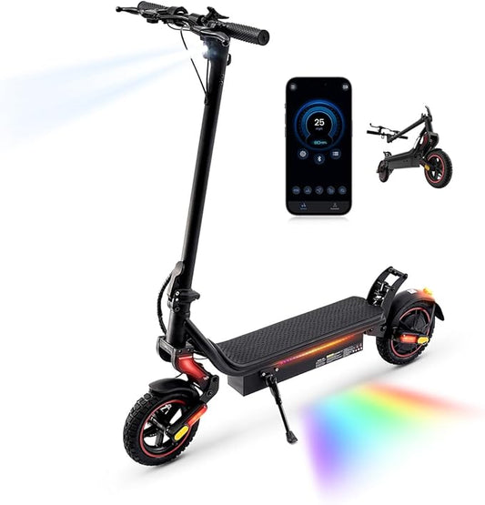 Electric Scooters - 500W/1000W/1500W Peak Motor Electric Scooter Adults, 18/28 Max MPH, 21/25/28 Miles Range, 8.5’’/9.3‘’/10‘’ Tire, Portable& Foldable Commuting E-Scooter