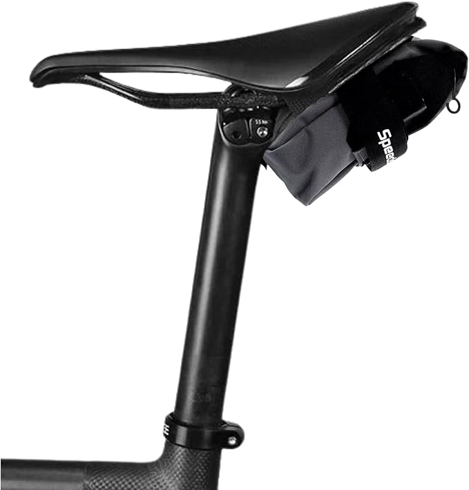 Ranger 2.0 Medium Bike Saddle Bag – Waterproof Under Seat Pack for MTB, Gravel & Plus Tire Bikes – Lightweight, Rattle-Free Tool Storage – Fits Most Dropper Posts – Grey