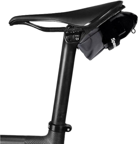 Ranger 2.0 Medium Bike Saddle Bag – Waterproof Under Seat Pack for MTB, Gravel & Plus Tire Bikes – Lightweight, Rattle-Free Tool Storage – Fits Most Dropper Posts – Grey