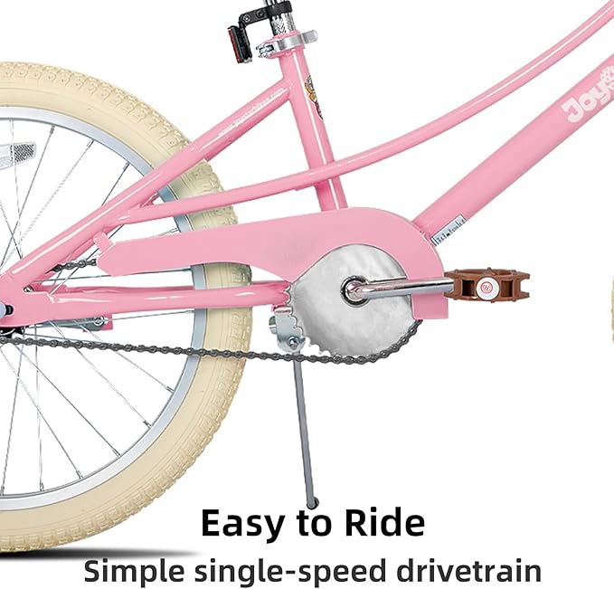 JOYSTAR Girls Bike for 2-12 Years Old Toddlers and Kids, 12" 14" 16" 18“ Retro Style Kids Bike with Training Wheels, 20 Inch Children Bicycle with Kickstand