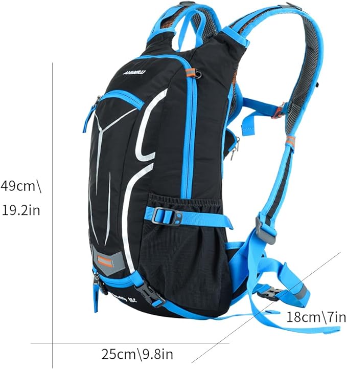 Outdoor Cycling Backpack, 18L, Black