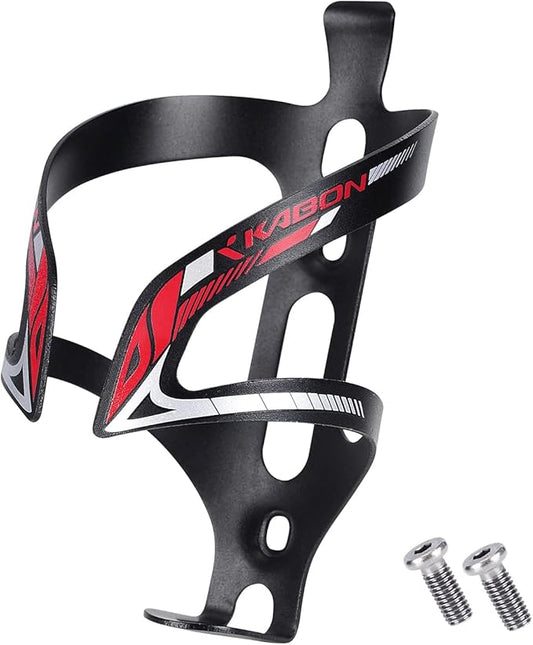 KABON Bike Water Bottle Holder, Lightweight Bicycle Alloy Aluminum Side Load Water Bottle Cage Brackets for Road Mountain Bike