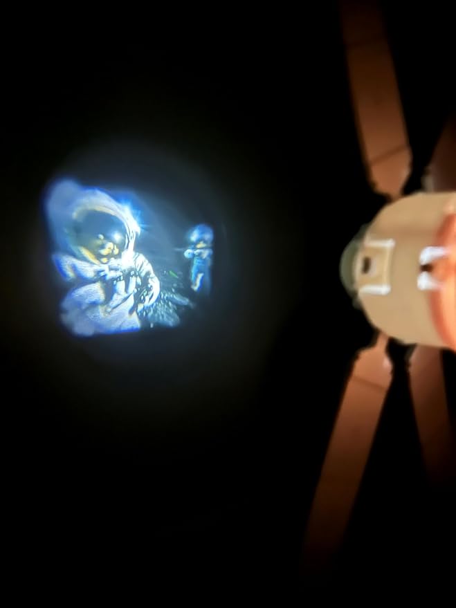 MUKIKIM NASA Future Explorers - Gateway Space Station Interactive Model. Build & Learn STEM Education & Interactive Space Exploration for Kids. with Projector, Orion Capsule & Rotating Solar Panel!