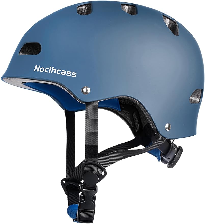 Skateboard Bike Helmet,Multi-Sport with Premium Safety & Ventilation,Shock-Absorbing,Adjustable for Cycling Scooter Commuter Skate Protection for Youth Adult