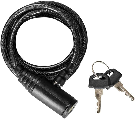 Spypoint CLM-6FT Six-Foot Long Trail Camera Coated Cable Lock Steel Cable Lock for securing Scouting Cameras Fits Most Trees and All Cameras Comes with Two Keys