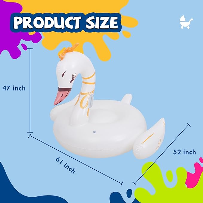 DIMAR GARDEN Inflatable Pool Float, Adult and Kids Pool Floats Toy