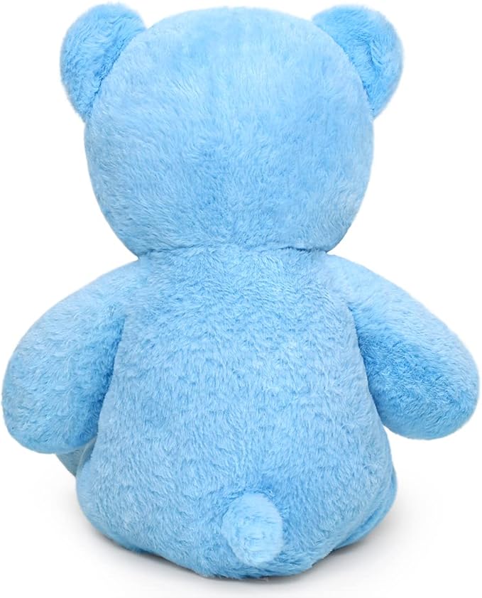 Teddy Bear Stuffed Animal 16'' Small Teddy Bear Gift for Christmas Birthday Blue
