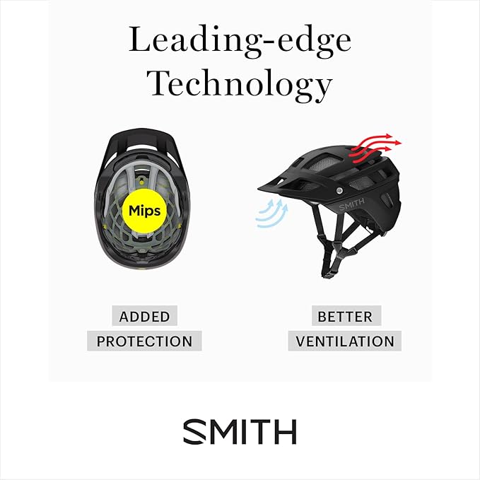SMITH Convoy MTB Cycling Helmet – Adult Mountain Bike Helmet with MIPS Technology + Visor – Lightweight Impact Protection for Men & Women