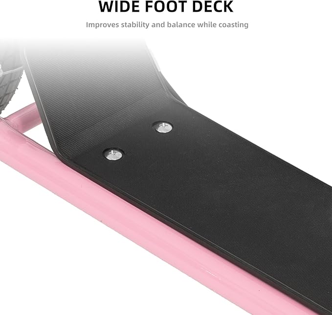 JOYSTAR Kick Scooter for Ages 5-9 Years Old Boys Girls, 12 Inch Big Wheels Scooters for Kids, Teens and Adults, Rear Brake and Adjustable Handlebar, Kids Scooter