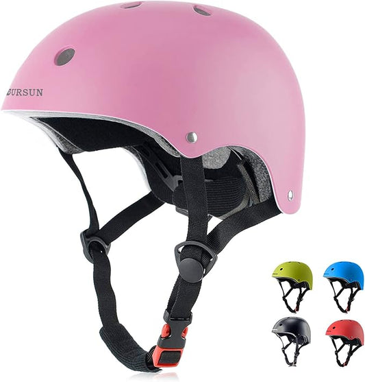 BURSUN Kids Bike Helmet Ventilation & Adjustable Toddler Helmet for Ages 2-14 Kids Boys Girls Multi-Sport Helmet for Skateboard Roller Skateing Bicycle Scooter blance Bike