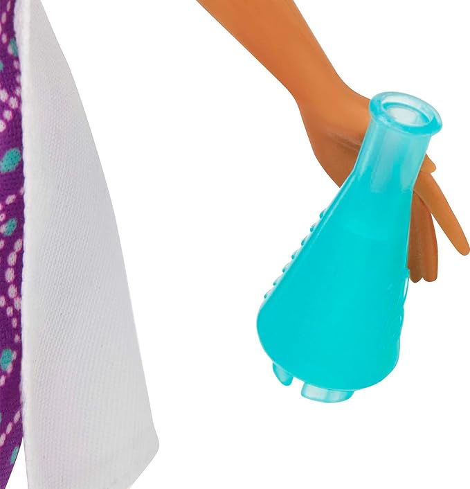 Barbie Careers Playset, Science Lab with 2 Scientist Fashion Dolls, Bench & 10+ Accessories (Amazon Exclusive)