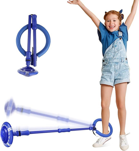 Skip Ball for Kids with Flashing Lights - Indoor Outdoor Game Fitness Toys for Kids, Cool Christmas Birthday Gifts Toys for Girls Boys Age 6 7 8 9 10+ Year Old