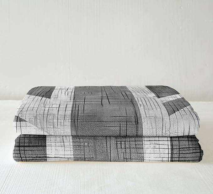 United Kingdom Flag Sherpa Blanket - Union Jack Plush Grey UK Fleece Throw for Kids Adults - Geometric Fuzzy Soft Room Decor for Sofa Bed Couch - Queen 90x90 Inch