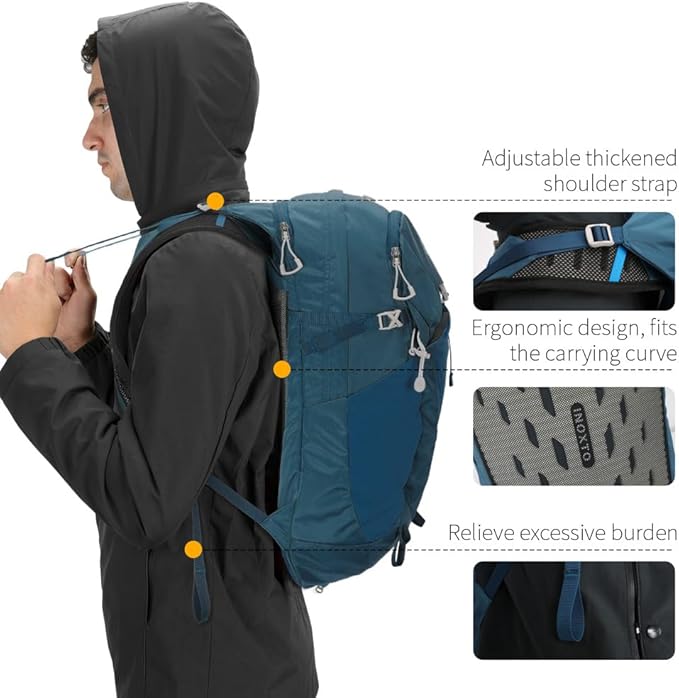 Hiking Hydration Backpack with 3l Water Bladder for Women and Men 25L Water Backpack for Hiking, Cycling, Climbing, Camping