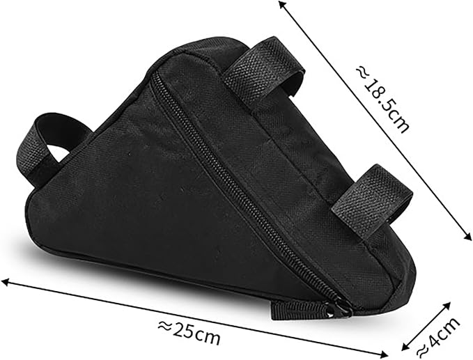 COTOUXKER Bike Frame Bag, Mountain Bike Bag for Road and Mountain Bikes Lightweight Cycling Storage Bags (Small black)