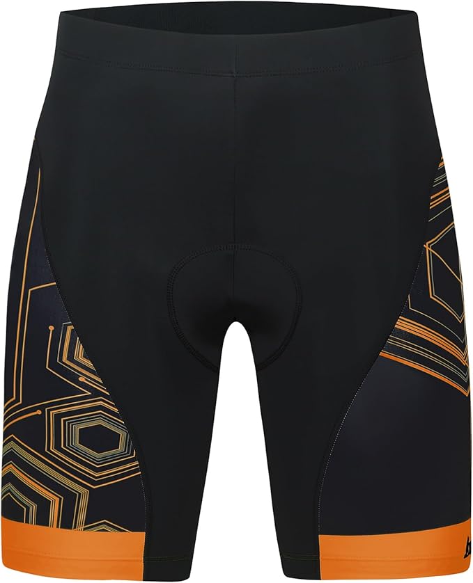 beroy Men's Comfortable Bicycle Cycling Pants, 3D Padded Bike Shorts