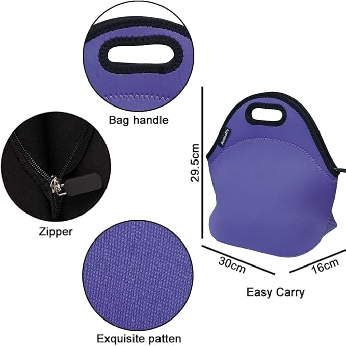 Neoprene Lunch Bag Insulated Lunch Box Cooler Lunch Tote Travel Picnic Bags Organizer (SD-A001D)