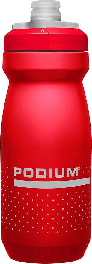 CamelBak Podium Bike Squeeze Water Bottle Red, 21oz