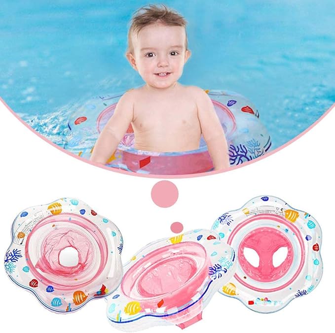 Baby Swimming Float Ring,Baby Inflatable Pool Floatie Baby Water Float Infant Swim Pool Rings for Toddler Kid Age 6-48 Months, Bathtub Toys Pool Accessories for Kids Toddlers.