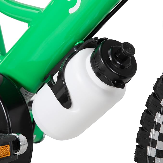 JOYSTAR Kids Bike for 2-7 Years Girls Boys w/o Dual Handbrake 12 14 16 Inch Princess Girls Bike with Training Wheels Doll Seat Streamers Boys Bikes with Flag & Water Bottle, Kids' Bicycle