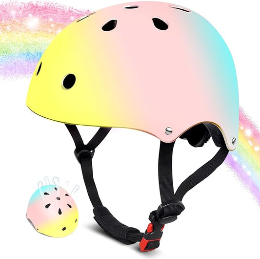 Kids Bike Helmet for 2-3-5-8-14 Ages Girls,Boys,Toddler,Kids and Youth, Ventilation and Impact Resistance Toddler Bike Helmet for Multi-Sport Bicycle Scooter Inline Roller Skate and Skateboarding