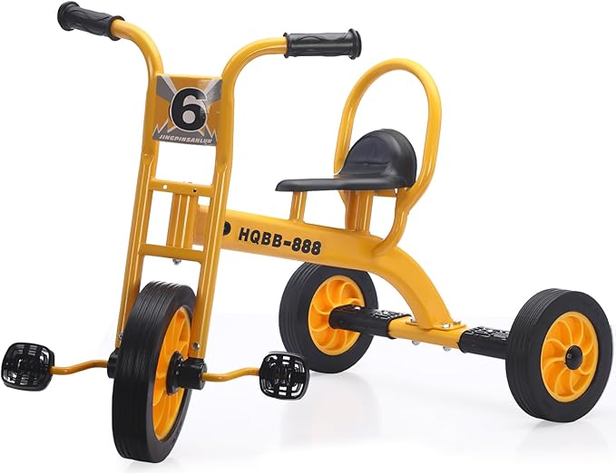 Kids Tricycle for Preschool Playground, Daycare Toddler Trike, Toddler Bikes for Riders Ages 2+, Outdoor Playground Equipment Tricycles