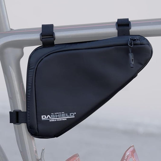 Bike Frame Bag Waterproof Bicycle Triangle Pouch, Storage Bag Strap-On, Mountain Road Bike MTB Cycling Bike Acessories, 2L