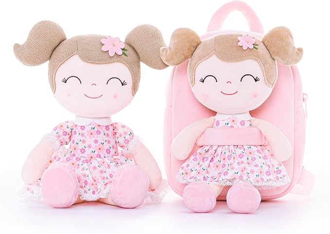 Gloveleya Kids Backpacks Girls Backpack Plush Bags Diaper Bag Printed Sunflower Backpack