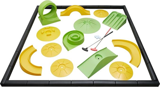 Putting Game - Mini Golf Obstacle, Putter for Home, Office, Outdoor Play - Suitable for Children, Teenagers, Adults
