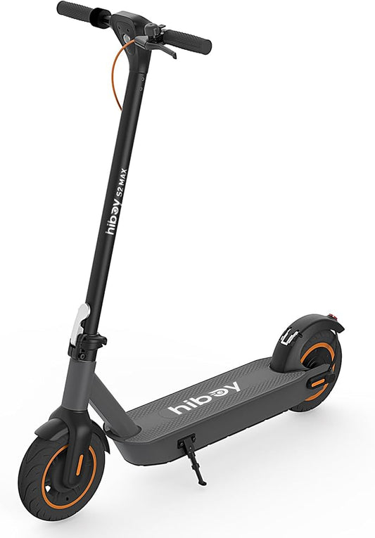 Hiboy S2 Pro/S2 MAX Electric Scooter, 500W Motor, 10" Solid Tires, 25-40.4 Miles Range, 19 Mph Folding Commuter Electric Scooter for Adults (Optional Seat)